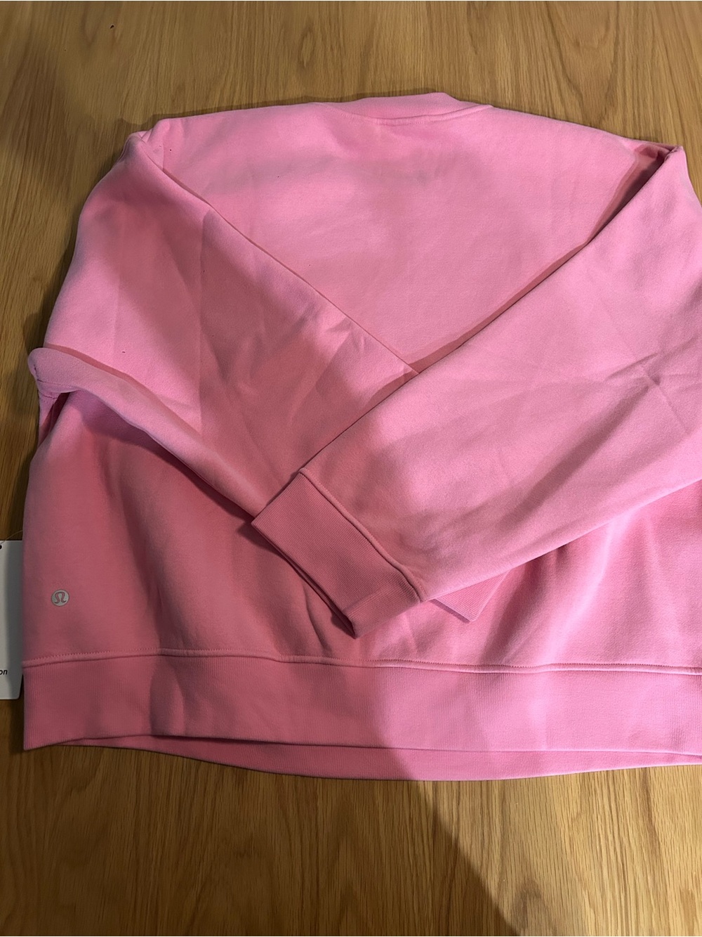 Lululemon Women's Steady State SuperLoft Crew Candy Cloud Pink Size XL NWT - Picture 4 of 10